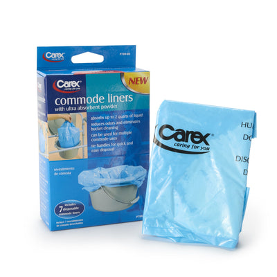 Carex® Commode Liner, 14 x 14 Inch
