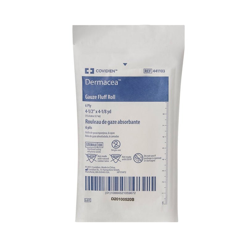 Dermacea™ Sterile Fluff Bandage Roll, 4-1/2 Inch x 4-1/10 Yard