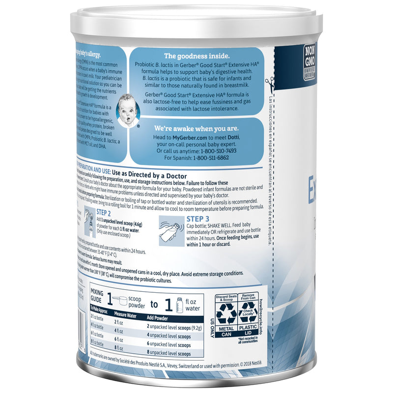 Gerber® Extensive HA™ Powder Infant Formula, 14.1 oz. Can