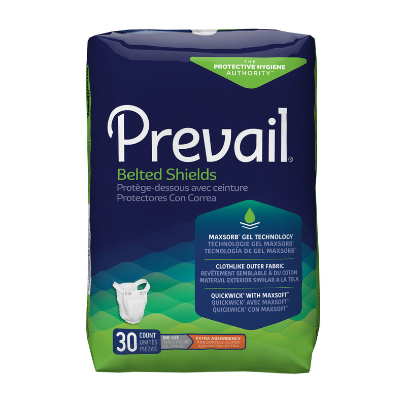 Prevail® Belted Shields Incontinence Belted Undergarment, One Size Fits Most