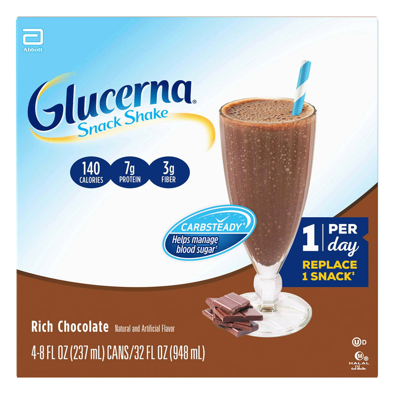 Glucerna® Shake Chocolate Oral Supplement, 8 oz. Bottle