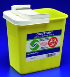 SharpSafety™ Chemotherapy Waste Container, 18¾ H x 12¾ D x 18¼ W Inch