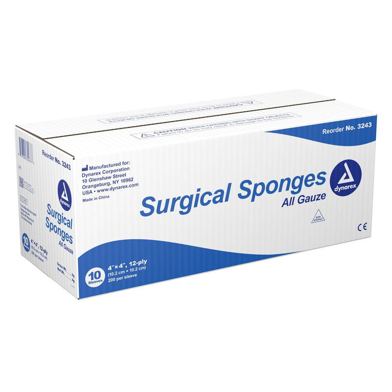 Dynarex® NonSterile Gauze Sponge, 4 x 4 Inch