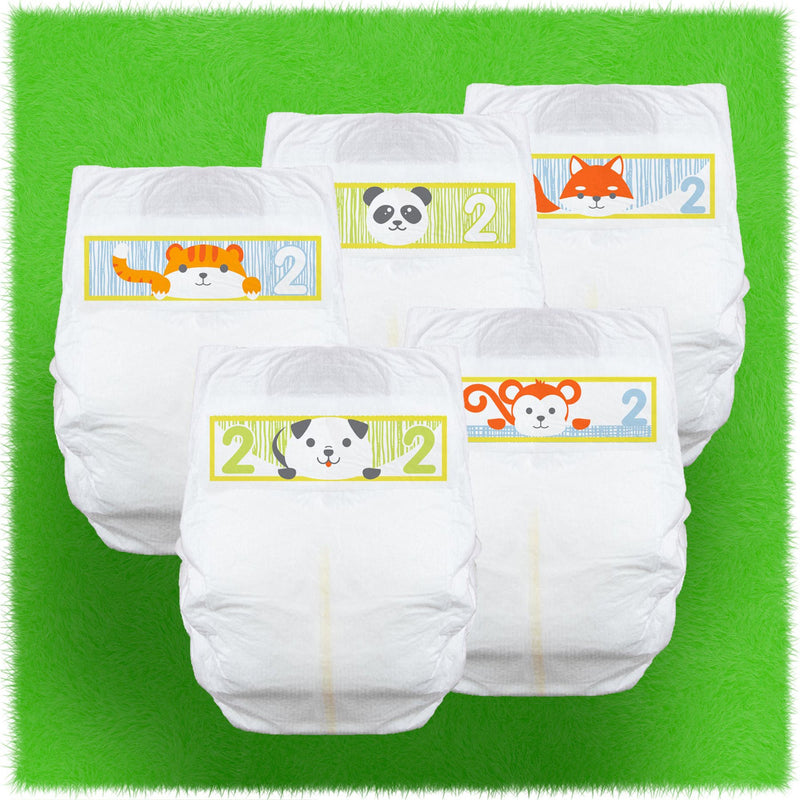 Cuties® Complete Care Diaper, Size 2, 204 per Box