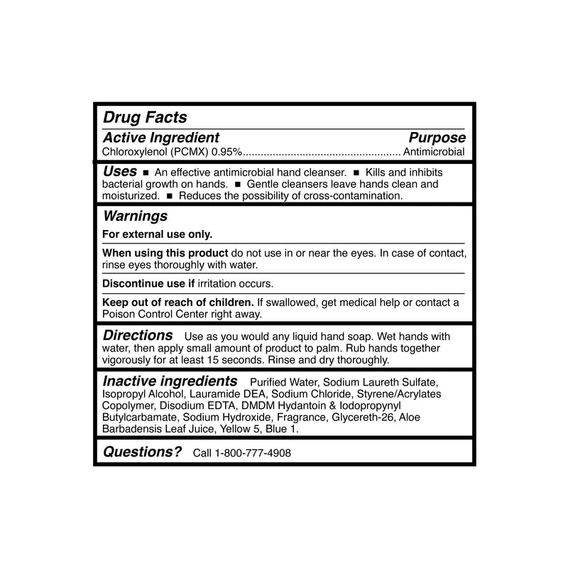 McKesson Antimicrobial Lotion Soap, Herbal Scent, 18 oz, Pump Bottle, Green, 0.95% Strength