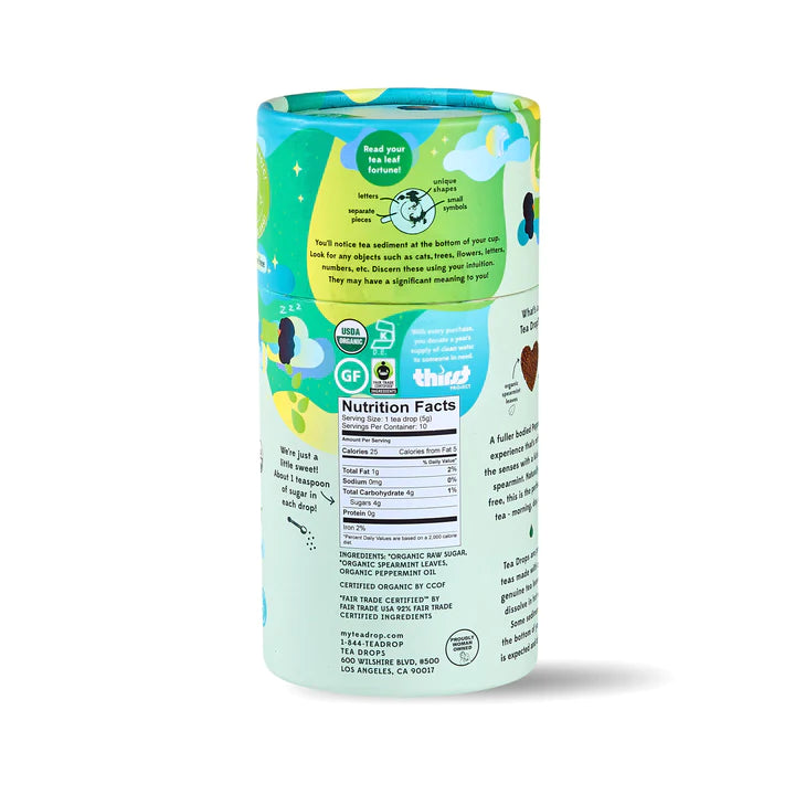 Tea Drops - Tea Sweet Peppermint - Case Of 6 - 10 Ct