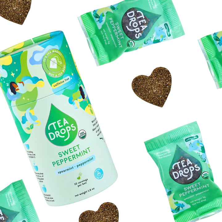 Tea Drops - Tea Sweet Peppermint - Case Of 6 - 10 Ct