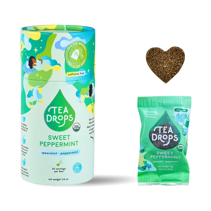 Tea Drops - Tea Sweet Peppermint - Case Of 6 - 10 Ct