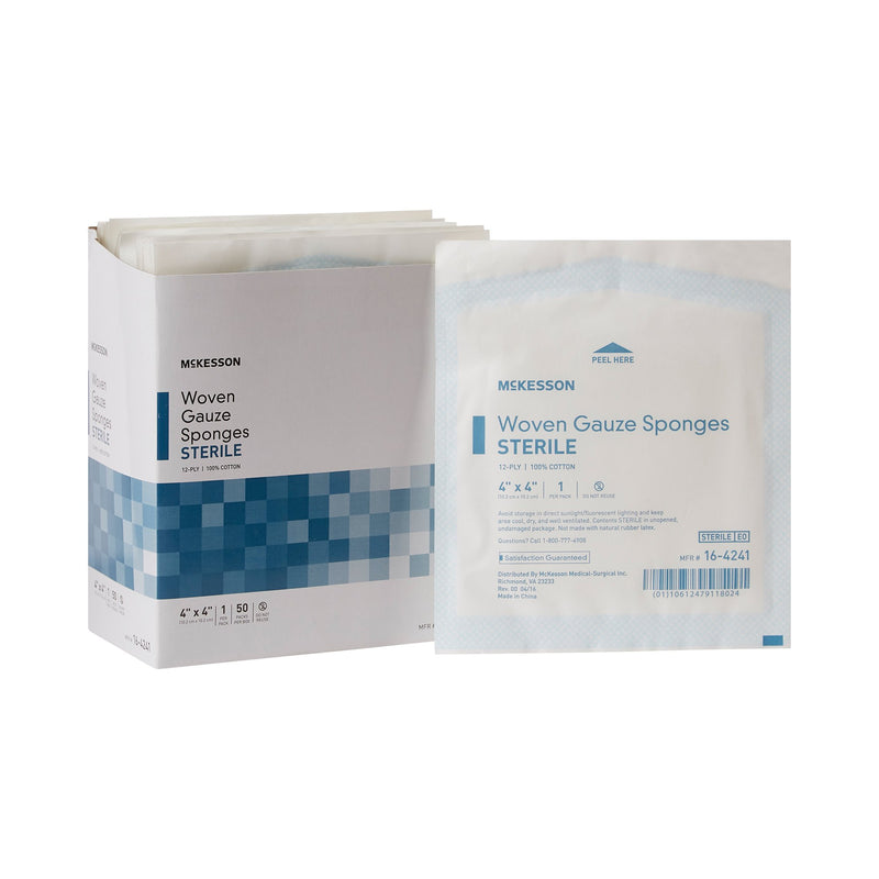 McKesson Sterile Gauze Sponge, 4 x 4 Inch