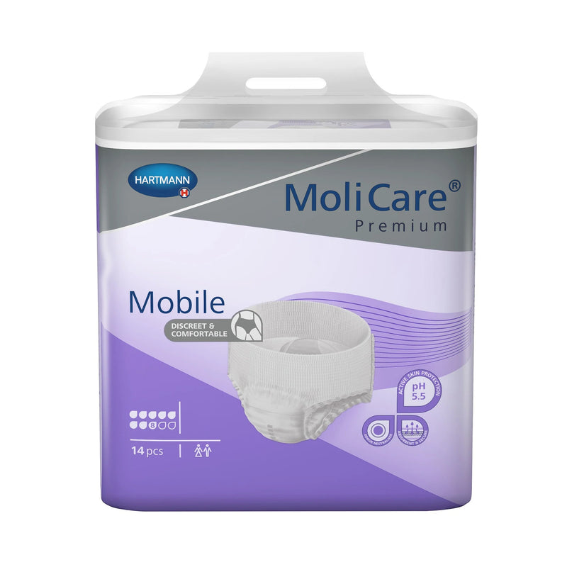 MoliCare® Premium Elastic High Absorbency Incontinence Briefs, Small 1195442 CS