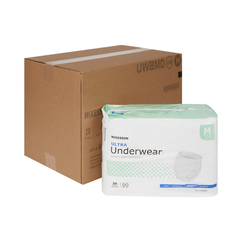 McKesson Ultra Heavy Absorbent Underwear, Medium