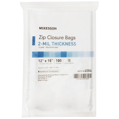 McKesson Zip Closure Bag, 12 X 15 Inches