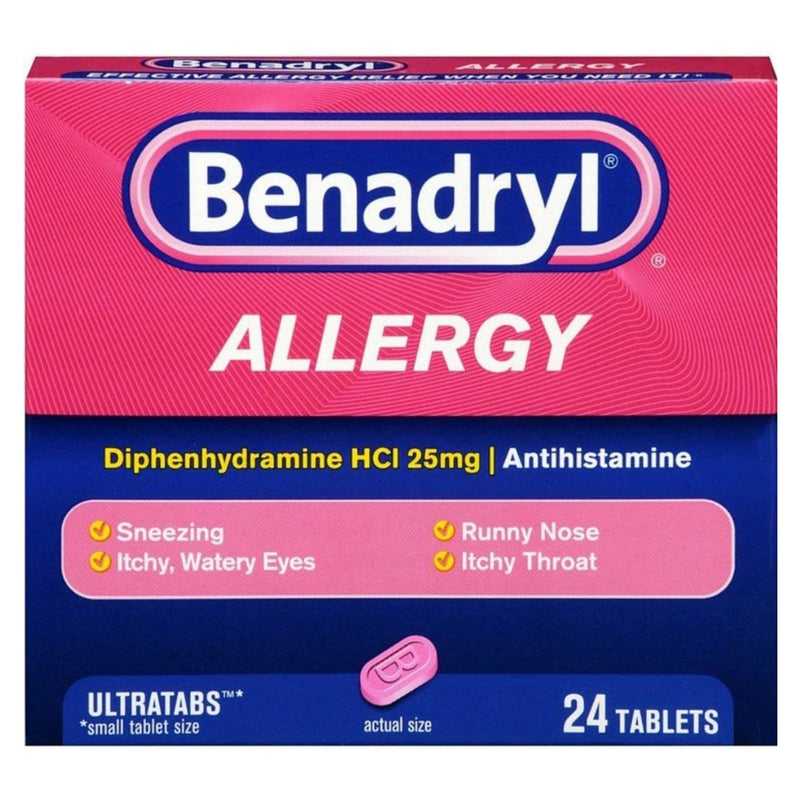 Benadryl® Allergy Ultratabs® Diphenhydramine Allergy Relief