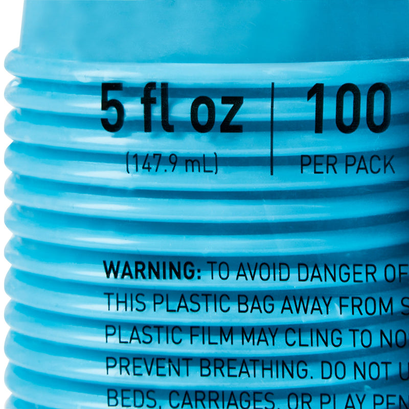 McKesson Polypropylene Drinking Cups, Disposable, 5 oz, Blue