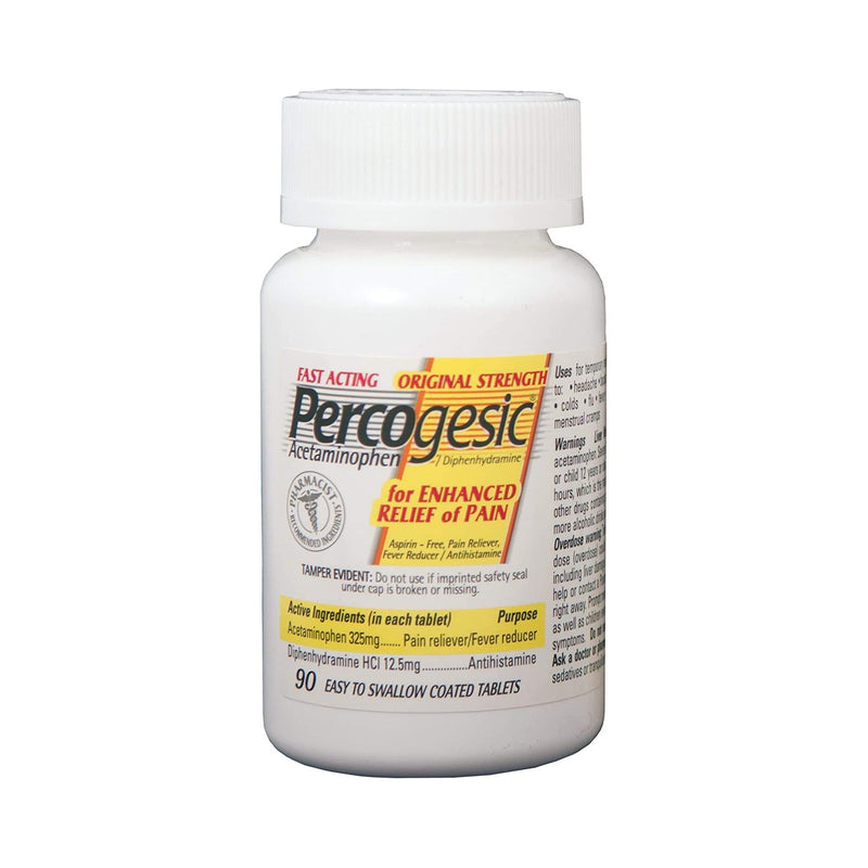 Percogesic® Acetaminophen / Diphenhydramine Pain and Allergy Relief