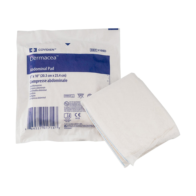 Dermacea™ Sterile Abdominal Pad, 8 x 10 Inch