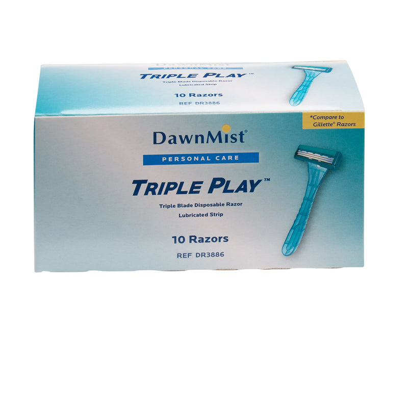DawnMist Triple Play Facial Razor, Disposable
