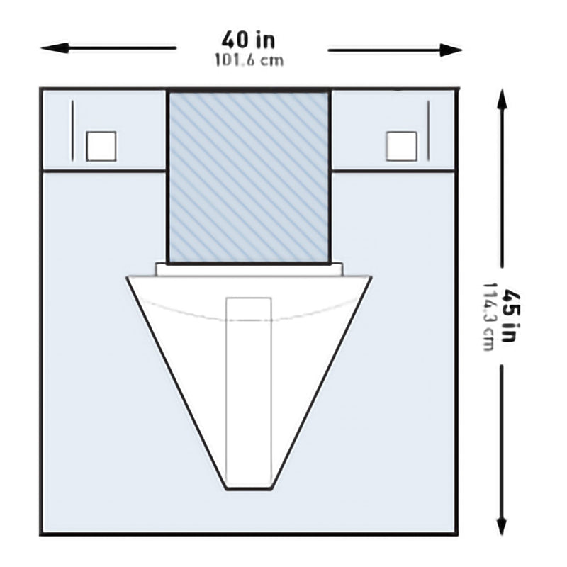 McKesson Under Buttocks Drape, 40 x 45 Inch