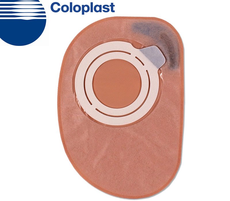 Assura® Two-Piece Closed End Opaque Colostomy Pouch, 8½ Inch Length, Maxi , 1¾ Inch Flange