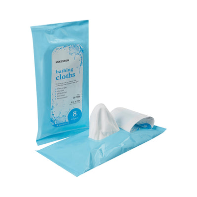 McKesson Scented Rinse-Free Bath Wipe, Soft Pack