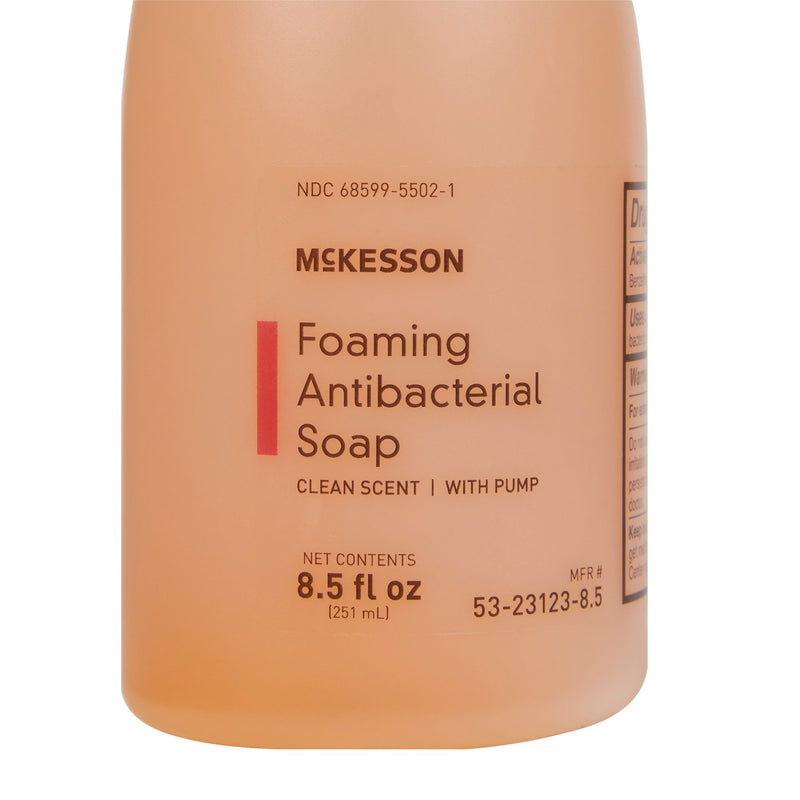 McKesson Clean Scent Foaming Antibacterial Soap, 8.5 oz. Bottle