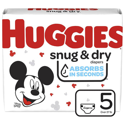 Huggies® Snug & Dry Diaper, Size 5, 22 per Package