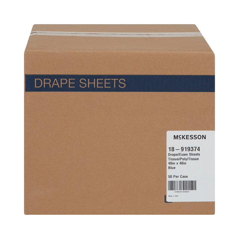 McKesson Sterile Sheet General Purpose Drape, 40 W x 48 L Inch