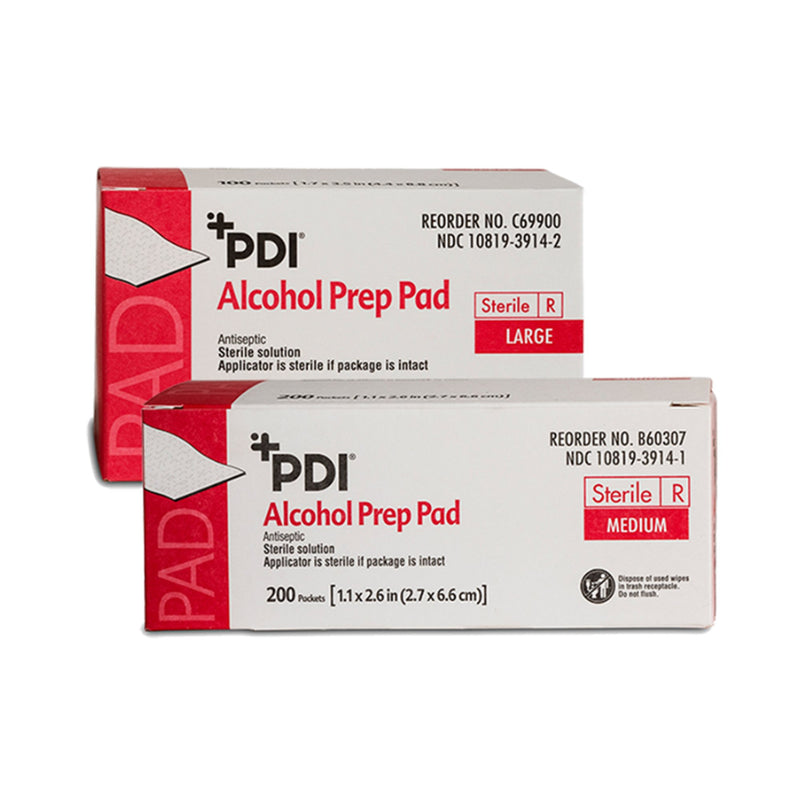 PDI® Alcohol Prep Pad, 2 x 2 Inch