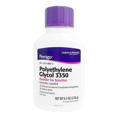 Perrigo Polyethylene Glycol 3350 Cathartic / Laxative