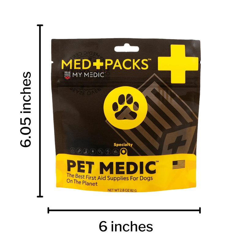 My Medic Med Packs First Aid Kit for Pets - Dog Injury Supplies in Portable Pouch