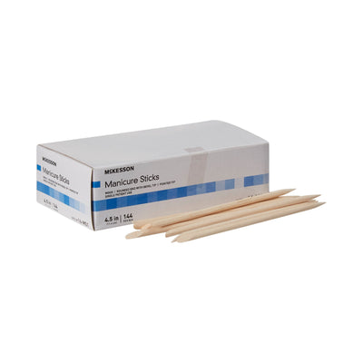 McKesson Manicure Sticks, 100% White Birch, 4.5"