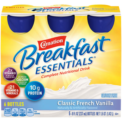 Carnation Breakfast Essentials® Vanilla Oral Supplement, 8 oz. Bottle