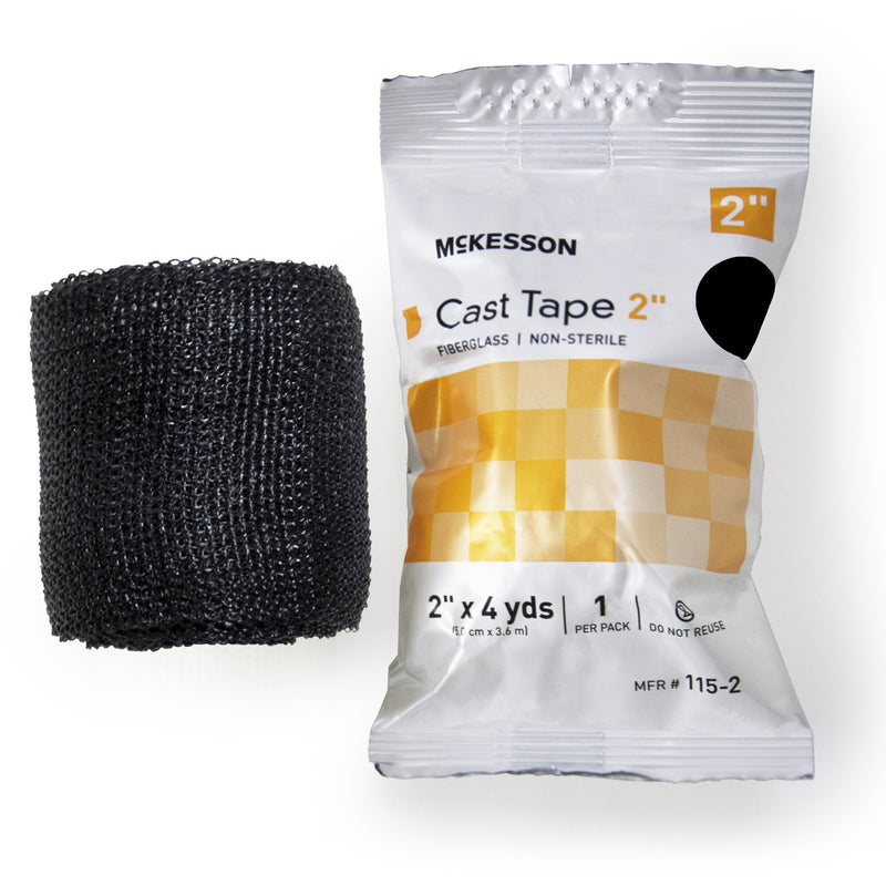 McKesson Cast Tape, Black, 2 Inch x 4 Yard
