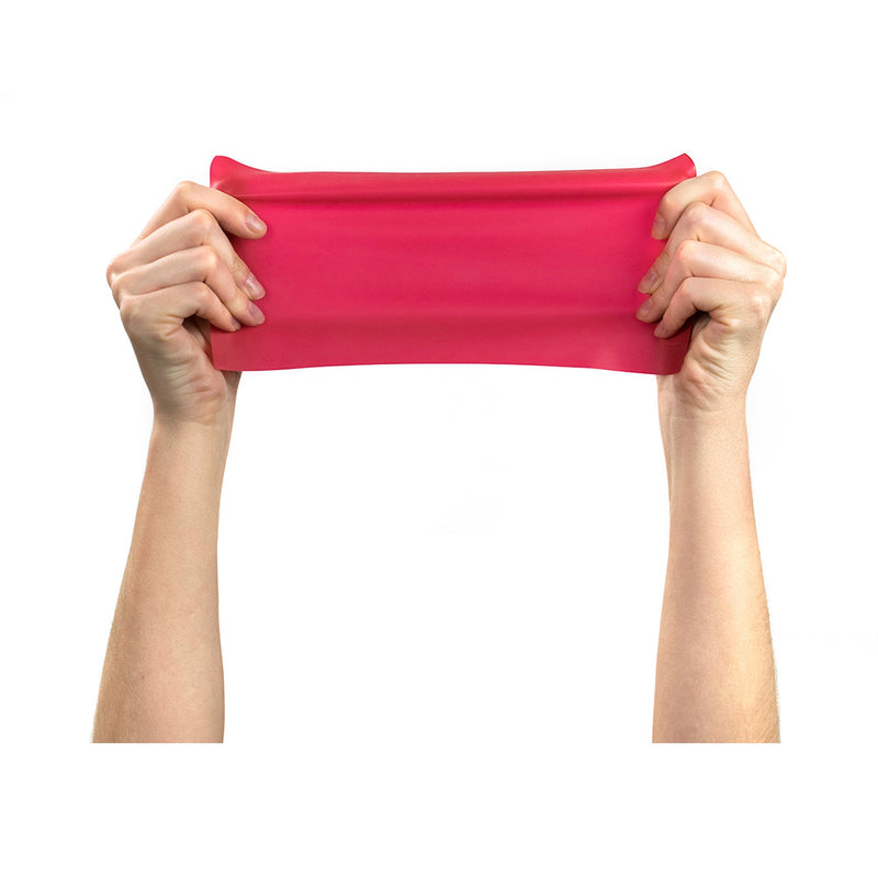 McKesson Exercise Resistance Band, Red, 5 Inch x 25 Yard, Light Resistance