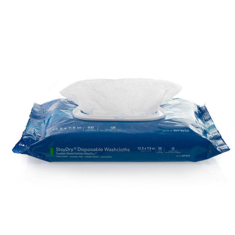 StayDry® Scented Personal Wipe, 50 Count Soft Pack