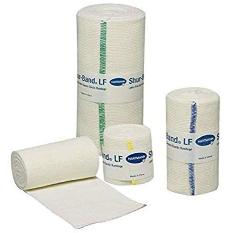 Shur-Band® LF Single Hook and Loop Closure Elastic Bandage, 6 Inch x 5 Yard