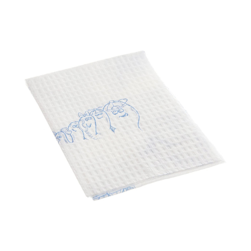 Tidi® Toes Blue and White Nonsterile Procedure Towel, 500 per Case