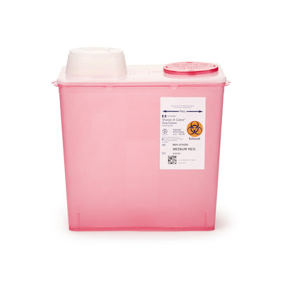 Monoject™ Multi-purpose Sharps Container, 10-9/10 H x 10½ W x 6¾ D Inch