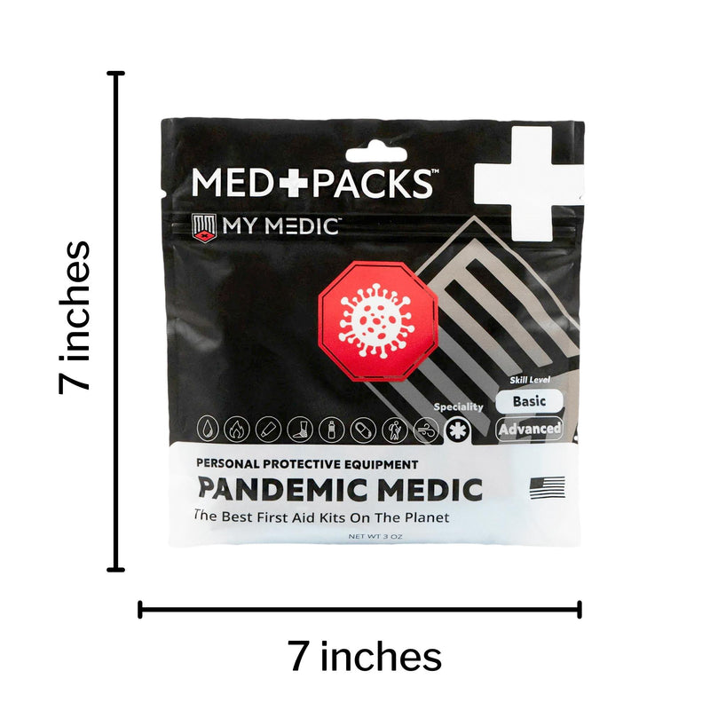 My Medic Med Packs Pandemic Personal Protective Equipment Kit in Portable Pouch