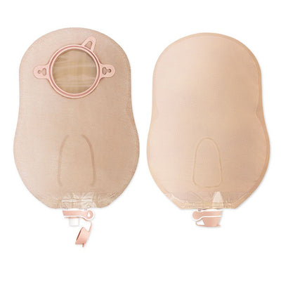 New Image™ Drainable Beige Urostomy Pouch, 9 Inch Length, 1¾ Inch Flange