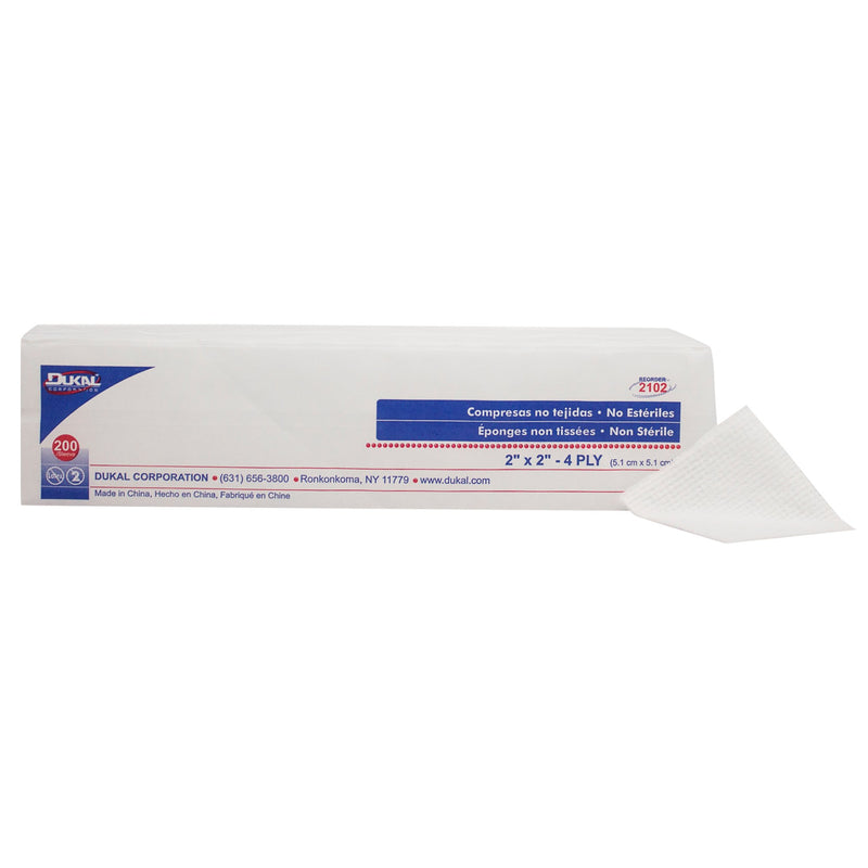 Clinisorb NonSterile Nonwoven Sponge, 2 x 2 Inch