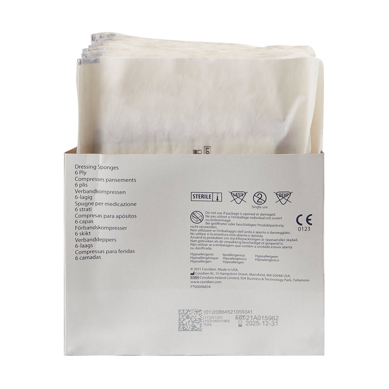Curity™ Sterile Nonwoven Sponge, 4 x 4 Inch
