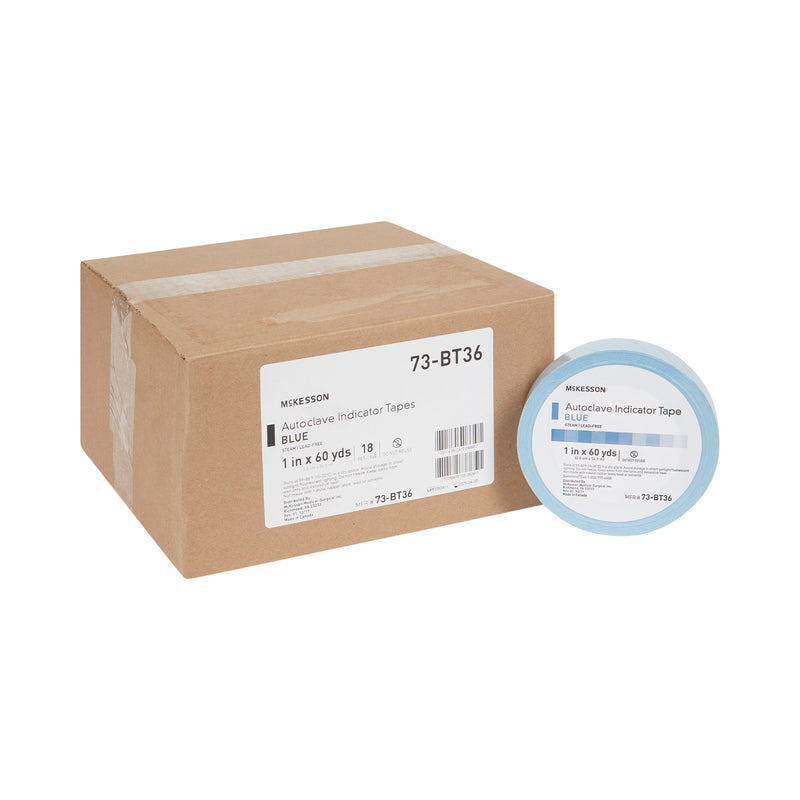 McKesson Steam Indicator Tape, 1 Inch x 60 Yard