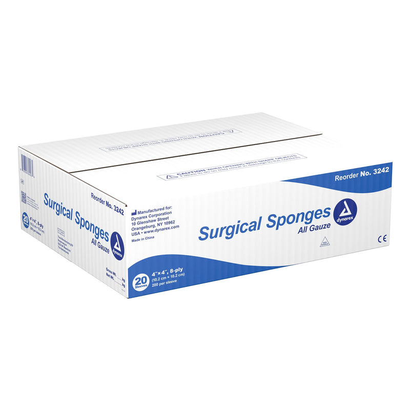 Dynarex® NonSterile Gauze Sponge, 4 x 4 Inch