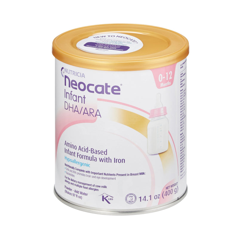 Neocate® DHA & ARA Powder Amino Acid Based Infant Formula with Iron, 14.1 oz. Can