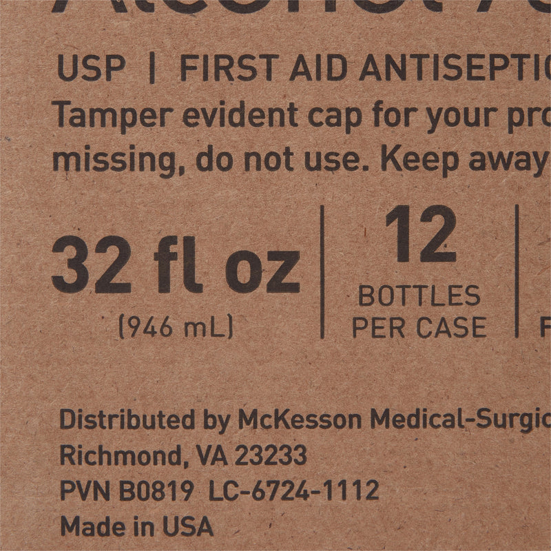 McKesson Isopropyl Alcohol Antiseptic, 32 oz. Bottle