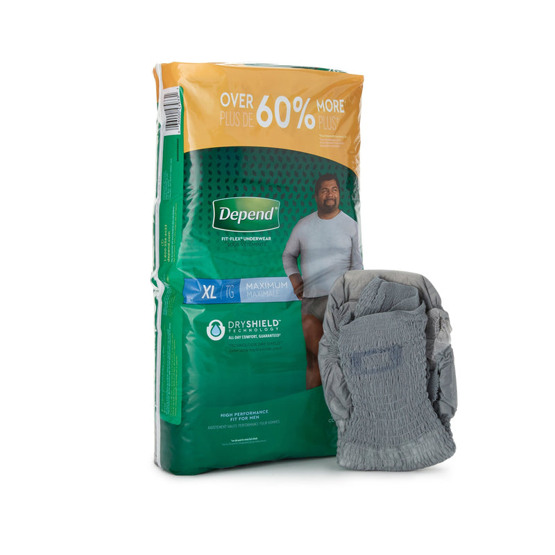 Depend® FIT-FLEX® Male Absorbent Underwear, X-Large