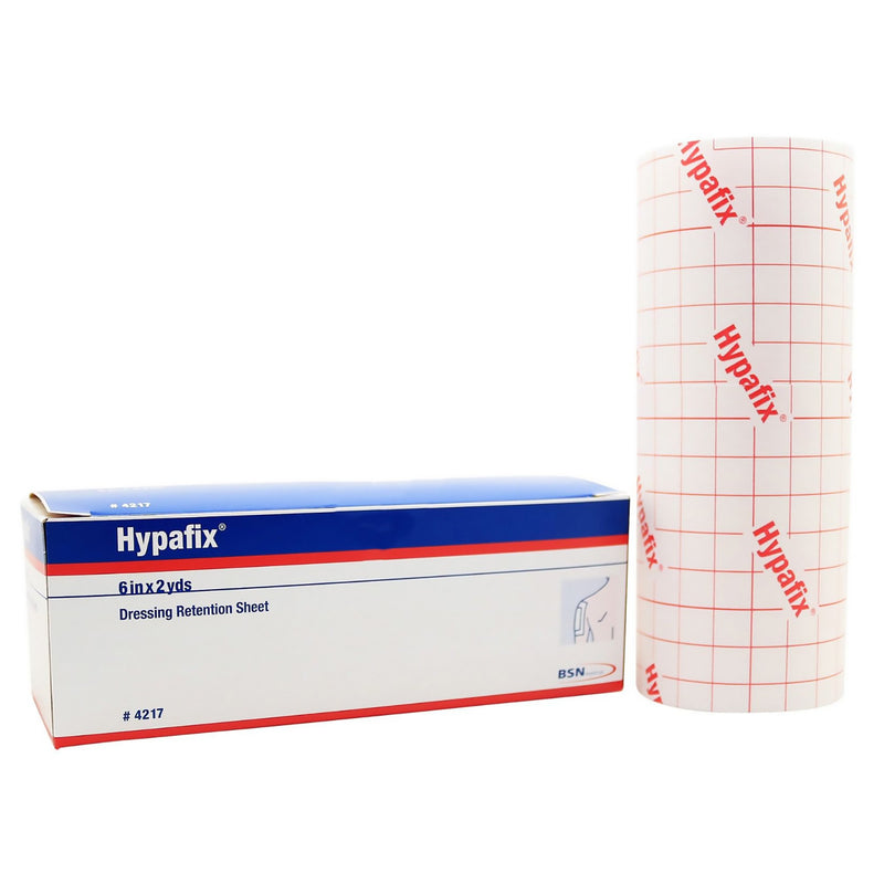 Hypafix Dressing Retention Sheet, Skin-Friendly, White, Non-Sterile, Non-Woven, 6 inch X 2 yards