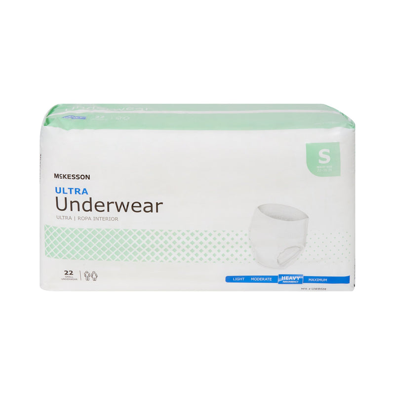 McKesson Ultra Heavy Absorbent Underwear, Small