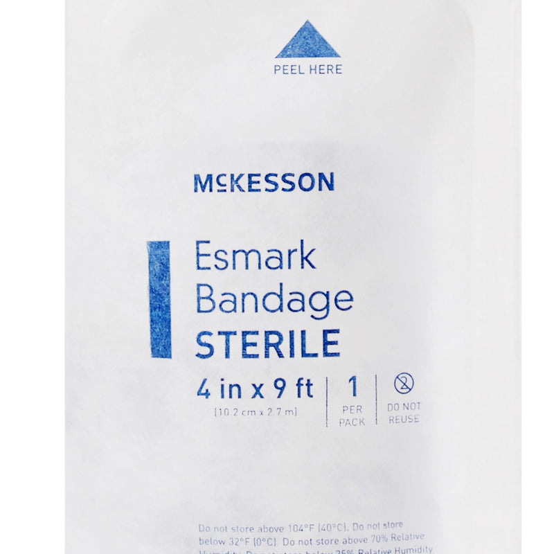 McKesson No Closure Esmark Compression Bandage, 4 Inch x 3 Yard